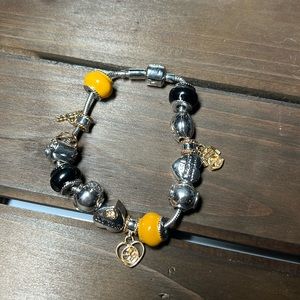 Steelers charm bracelet (the bradford exchange)